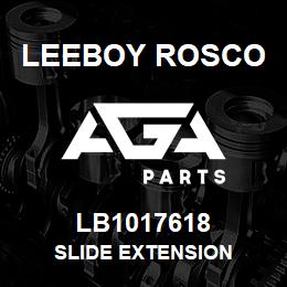 LB1017618 Leeboy Rosco SLIDE EXTENSION | AGA Parts