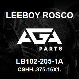 LB102-205-1A Leeboy Rosco CSHH,.375-16X1. | AGA Parts