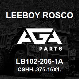 LB102-206-1A Leeboy Rosco CSHH,.375-16X1. | AGA Parts