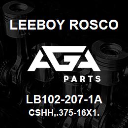 LB102-207-1A Leeboy Rosco CSHH,.375-16X1. | AGA Parts