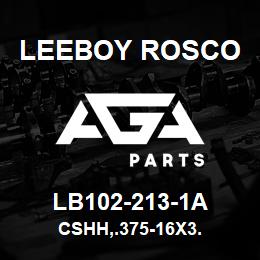 LB102-213-1A Leeboy Rosco CSHH,.375-16X3. | AGA Parts