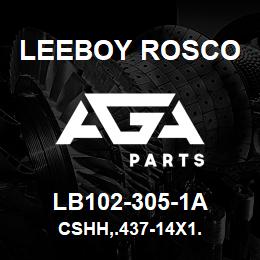 LB102-305-1A Leeboy Rosco CSHH,.437-14X1. | AGA Parts