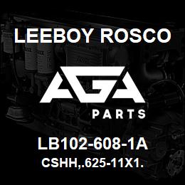 LB102-608-1A Leeboy Rosco CSHH,.625-11X1. | AGA Parts