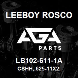 LB102-611-1A Leeboy Rosco CSHH,.625-11X2. | AGA Parts