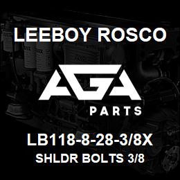 LB118-8-28-3/8X Leeboy Rosco SHLDR BOLTS 3/8 | AGA Parts