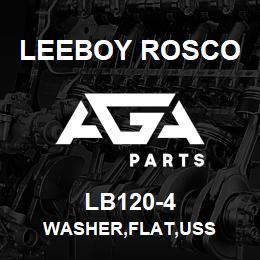 LB120-4 Leeboy Rosco WASHER,FLAT,USS | AGA Parts