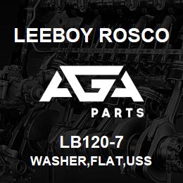 LB120-7 Leeboy Rosco WASHER,FLAT,USS | AGA Parts