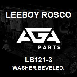 LB121-3 Leeboy Rosco WASHER,BEVELED, | AGA Parts