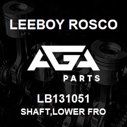 LB131051 Leeboy Rosco SHAFT,LOWER FRO | AGA Parts