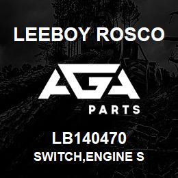 LB140470 Leeboy Rosco SWITCH,ENGINE S | AGA Parts