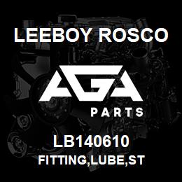 LB140610 Leeboy Rosco FITTING,LUBE,ST | AGA Parts