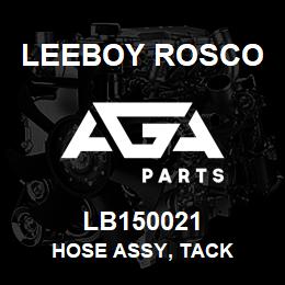 LB150021 Leeboy Rosco HOSE ASSY, TACK | AGA Parts