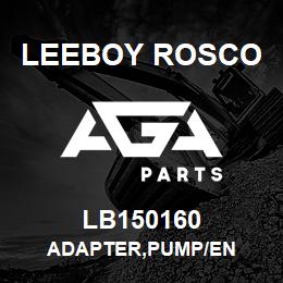 LB150160 Leeboy Rosco ADAPTER,PUMP/EN | AGA Parts