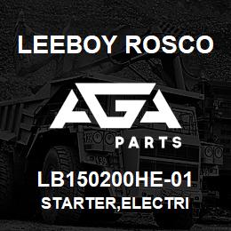 LB150200HE-01 Leeboy Rosco STARTER,ELECTRI | AGA Parts