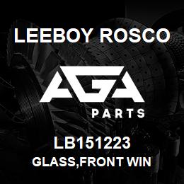 LB151223 Leeboy Rosco GLASS,FRONT WIN | AGA Parts