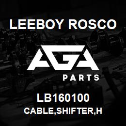 LB160100 Leeboy Rosco CABLE,SHIFTER,H | AGA Parts