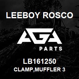 LB161250 Leeboy Rosco CLAMP,MUFFLER 3 | AGA Parts