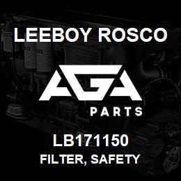 LB171150 Leeboy Rosco FILTER, SAFETY | AGA Parts