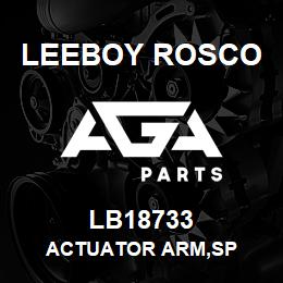 LB18733 Leeboy Rosco ACTUATOR ARM,SP | AGA Parts