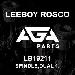 LB19211 Leeboy Rosco SPINDLE,DUAL 1. | AGA Parts