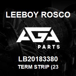 LB20183380 Leeboy Rosco TERM STRIP (23 | AGA Parts