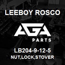 LB204-9-12-5 Leeboy Rosco NUT,LOCK,STOVER | AGA Parts