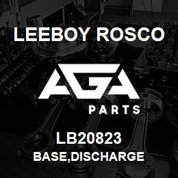 LB20823 Leeboy Rosco BASE,DISCHARGE | AGA Parts