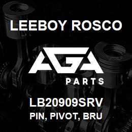 LB20909SRV Leeboy Rosco PIN, PIVOT, BRU | AGA Parts