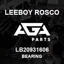 LB20931606 Leeboy Rosco BEARING | AGA Parts