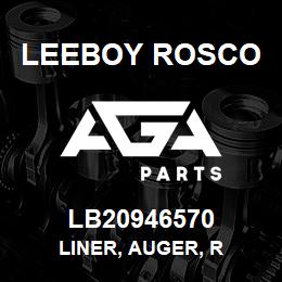 LB20946570 Leeboy Rosco LINER, AUGER, R | AGA Parts