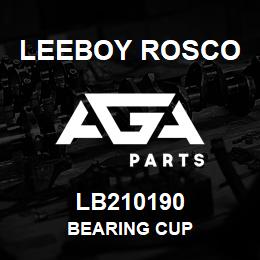 LB210190 Leeboy Rosco BEARING CUP | AGA Parts