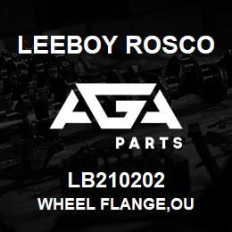 LB210202 Leeboy Rosco WHEEL FLANGE,OU | AGA Parts