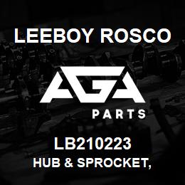 LB210223 Leeboy Rosco HUB & SPROCKET, | AGA Parts