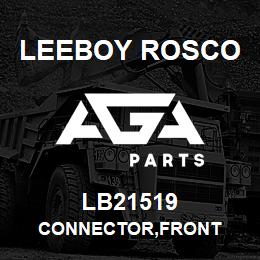 LB21519 Leeboy Rosco CONNECTOR,FRONT | AGA Parts