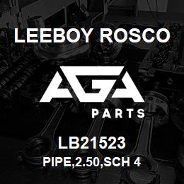 LB21523 Leeboy Rosco PIPE,2.50,SCH 4 | AGA Parts