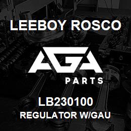 LB230100 Leeboy Rosco REGULATOR W/GAU | AGA Parts