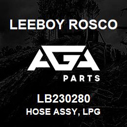 LB230280 Leeboy Rosco HOSE ASSY, LPG | AGA Parts