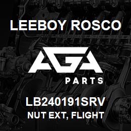 LB240191SRV Leeboy Rosco NUT EXT, FLIGHT | AGA Parts