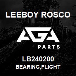 LB240200 Leeboy Rosco BEARING,FLIGHT | AGA Parts