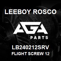 LB240212SRV Leeboy Rosco FLIGHT SCREW 12 | AGA Parts