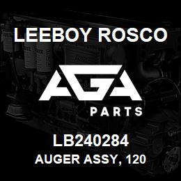 LB240284 Leeboy Rosco AUGER ASSY, 120 | AGA Parts