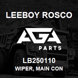 LB250110 Leeboy Rosco WIPER, MAIN CON | AGA Parts