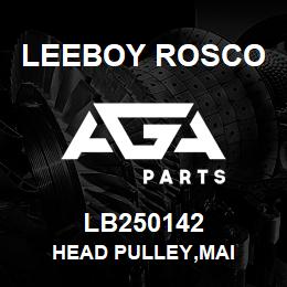 LB250142 Leeboy Rosco HEAD PULLEY,MAI | AGA Parts