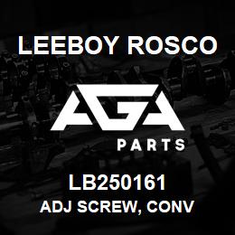 LB250161 Leeboy Rosco ADJ SCREW, CONV | AGA Parts