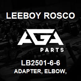 LB2501-6-6 Leeboy Rosco ADAPTER, ELBOW, | AGA Parts