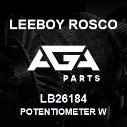 LB26184 Leeboy Rosco POTENTIOMETER W | AGA Parts