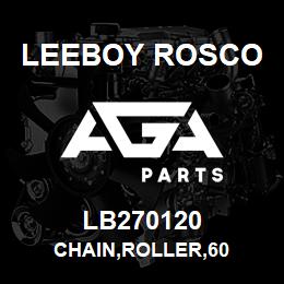 LB270120 Leeboy Rosco CHAIN,ROLLER,60 | AGA Parts