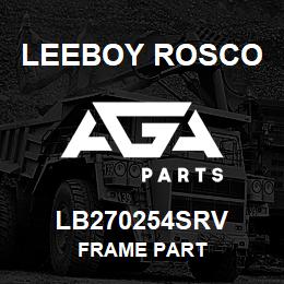 LB270254SRV Leeboy Rosco FRAME PART | AGA Parts