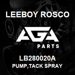 LB280020A Leeboy Rosco PUMP,TACK SPRAY | AGA Parts