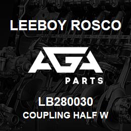 LB280030 Leeboy Rosco COUPLING HALF W | AGA Parts